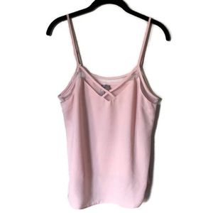 ASOS Pink flowy spaghetti strap adjustable tank